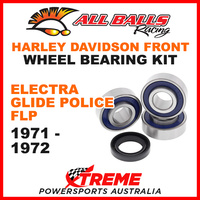 25-1366 HD Electra Glide Police FLP 1971-1972 Front Wheel Bearing Kit Non ABS