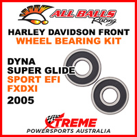 25-1368 HD Dyna Super Glide Sport EFI FXDXI 2005 Front Wheel Bearing Kit