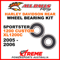 All Balls 25-1368 HD Sportster 1200 Custom XL1200C 2005-2006 Rear Wheel Bearings