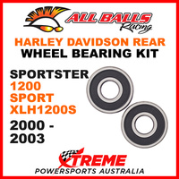 All Balls 25-1368 HD Sportster 1200 Sport XLH1200S 2000-03 Rear Wheel Bearings