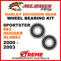 All Balls 25-1368 HD Sportster 883 Hugger XLH883 2000-2003 Rear Wheel Bearings