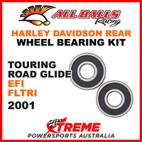 All Balls 25-1368 HD Touring Road Glide FLTR 2001 Rear Wheel Bearing Kit