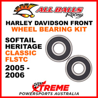 25-1368 HD Softail Heritage Classic FLSTC 2005-2006 Front Wheel Bearing Kit