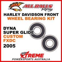 25-1368 HD Dyna Super Glide Custom FXDC 2005 Front Wheel Bearing Kit