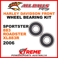 All Balls 25-1368 HD Sportster 883 Roadster XL883R 2006 Front Wheel Bearing Kit