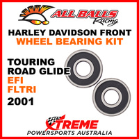 All Balls 25-1368 HD Touring Road Glide EFI FLTRI 2001 Front Wheel Bearing Kit