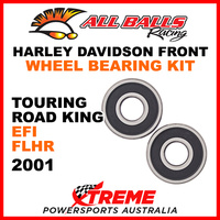 All Balls 25-1368 HD Touring Road King FLHR 2001 Front Wheel Bearing Kit