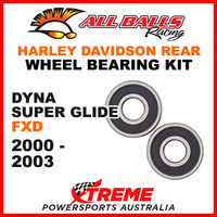 25-1368 HD Dyna Super Glide FXD 2000-2003 Rear Wheel Bearing Kit