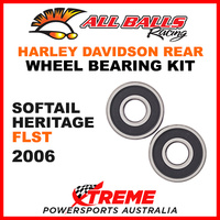 All Balls 25-1368 HD Softail Heritage FLST 2006 Rear Wheel Bearing Kit