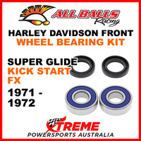 All Balls 25-1369 HD Super Glide Kick Start FX 1971-72 Front Wheel Bearings