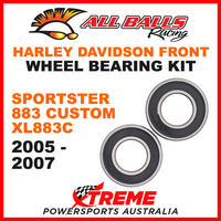 25-1394 HD Sportster 883 Custom XL883C 2005-2007 Front Wheel Bearing Kit