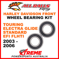 25-1394 HD Touring Electra Glide Std EFI FLHTI 2003-2006 Front Wheel Bearing Kit