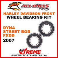 All Balls 25-1394 HD Dyna Street Bob FXDB 2007 Front Wheel Bearing Kit