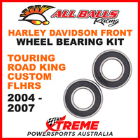 25-1394 HD Touring Road King Custom FLHRS 2004-2007 Front Wheel Bearing Kit