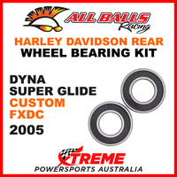 All Balls 25-1394 HD Dyna Super Glide Custom FXDC 2005 Rear Wheel Bearing Kit