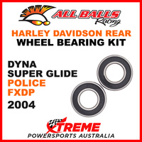 All Balls 25-1394 HD Dyna Super Glide Police FXDP 2004 Rear Wheel Bearing Kit