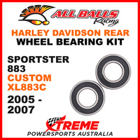 25-1394 HD Sportster 883 Custom XL883C 2005-2007 Rear Wheel Bearing Kit