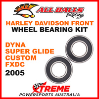 25-1394 HD Dyna Super Glide Custom FXDC 2005 Front Wheel Bearing Kit