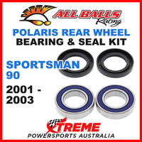 ALL BALLS 25-1396 ATV REAR WHEEL BEARING KIT POLARIS SPORTSMAN 90 2001-2003