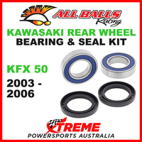 ALL BALLS 25-1397 ATV REAR WHEEL BEARING KIT KAWASAKI KFX50 KFX 50 2003-2006