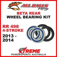 MX Rear Wheel Bearing Kit Beta RR 4T 4-Stroke 498 498cc 2013-2014, All Balls 25-1404