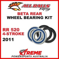 MX Rear Wheel Bearing Kit Beta RR 4T 4-Stroke 520 520cc 2011 Moto, All Balls 25-1404