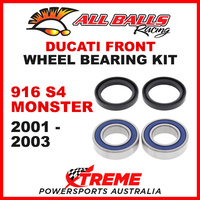 All Balls 25-1404 Ducati 916 S4 Monster 2001-2003 Front Wheel Bearing Kit