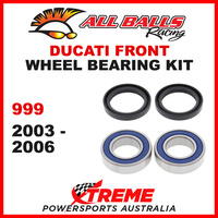 All Balls 25-1404 Ducati 999 2003-2006 Front Wheel Bearing Kit