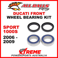 All Balls 25-1404 Ducati Sport 1000 S 2006-2009 Front Wheel Bearing Kit