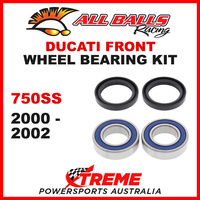 All Balls 25-1404 Ducati 750SS 2000-2002 Front Wheel Bearing Kit