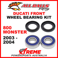 All Balls 25-1404 Ducati 800 Monster 2003-2004 Front Wheel Bearing Kit