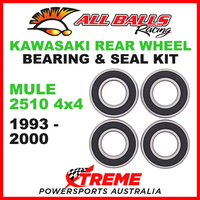 ALL BALLS 25-1405 ATV REAR WHEEL BEARING KIT KAWASAKI MULE 2510 4x4 1993-2000