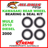 ALL BALLS 25-1405 ATV REAR WHEEL BEARING KIT KAWASAKI MULE 2510 DIESEL 2000