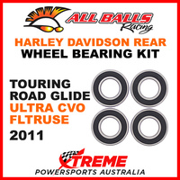 25-1405 HD Touring Road Glide Ultra CVO FLTRUSE 2011 Rear Wheel Bearing Kit