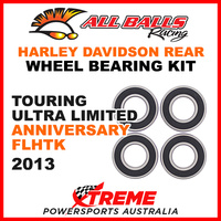 All Balls 25-1405 HD Touring Ultra Limited Anniversary FLHTK 2013 Rear Wheel Bearing Kit