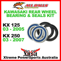 Rear Wheel Bearing Kit KX 125 KX125 03-2005 KX250 250 03-2007, All Balls 25-1406