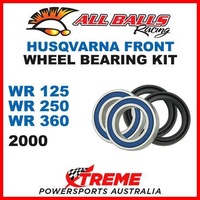 MX Front Wheel Bearing Kit Husqvarna WR125 WR250 WR360 2000, All Balls 25-1413