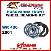 MX Front Wheel Bearing Kit Husqvarna WR400 WR 400 2001 Enduro, All Balls 25-1413