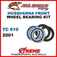 MX Front Wheel Bearing Kit Husqvarna TC610 TC 610 2001 Dirt Bike, All Balls 25-1415