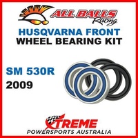 MX Front Wheel Bearing Kit Husqvarna SM530R SM 530R 2009 Moto, All Balls 25-1415