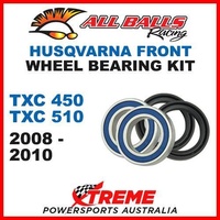 MX Front Wheel Bearing Kit Husqvarna TXC450 TXC510 2008-2010, All Balls 25-1415