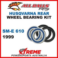 MX Rear Wheel Bearing Kit Husqvarna SM-E610 SM E610 1999 Moto, All Balls 25-1418