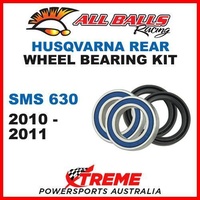 MX Rear Wheel Bearing Kit Husqvarna SMS630 SMS 630 2010-2011, All Balls 25-1420