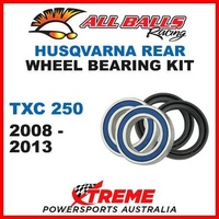 MX Rear Wheel Bearing Kit Husqvarna TXC250 TXC 250 2008-2013, All Balls 25-1420