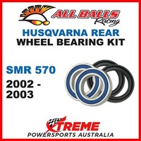 MX Rear Wheel Bearing Kit Husqvarna SMR570 SMR 570 2002-2003, All Balls 25-1420