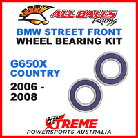 All Balls 25-1425 BMW G650X Country 2006-2008 Front Wheel Bearing Kit