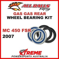 MX Rear Wheel Bearing Kit Gas-Gas MC450 MC 450 FSR 2007 Dirt Bike, All Balls 25-1458