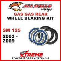 MX Rear Wheel Bearing Kit Gas-Gas SM125 SM 125 125cc 2003-2009, All Balls 25-1458