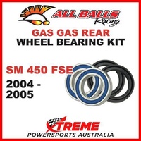 MX Rear Wheel Bearing Kit Gas-Gas SM450 SM 450 FSE 2004-2005 Moto, All Balls 25-1458