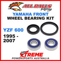 All Balls 25-1472 Yamaha YZF 600 1995-2007 Front Wheel Bearing Kit